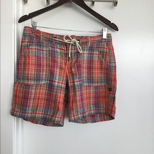 Old Navy Mid Rise  Striped Orange short Size 6  $ 20